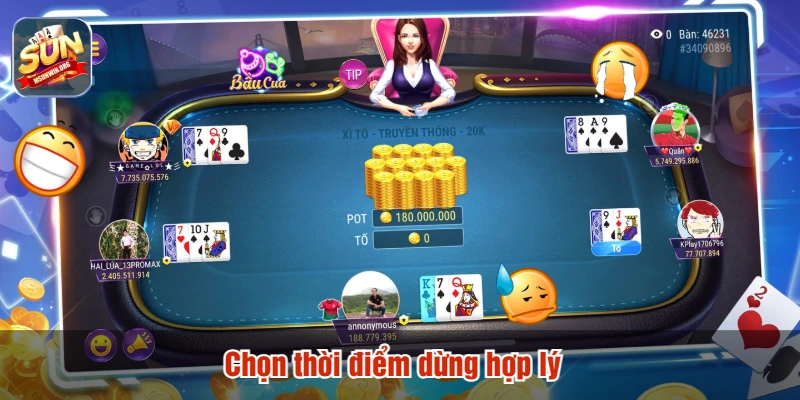 Chọn thời điểm dừng hợp lý