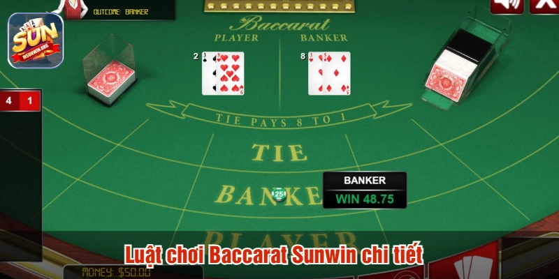Luật chơi Baccarat Sunwin chi tiết